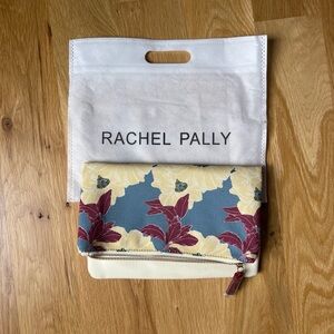 Rachel Pally Reversible Floral Canvas Clutch with Dust Bag